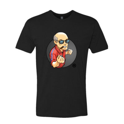Angry Fred Dukes Up Fitted T-Shirt Thumbnail